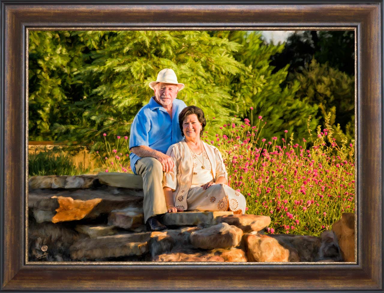 Late Summer Family Portrait by Isabelle Guillen, Portrait Artist in Dallas Metroplex