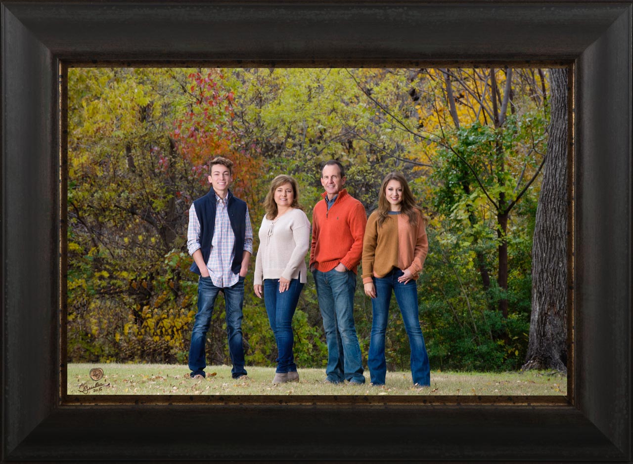 Late Summer Family Portrait by Isabelle Guillen, Portrait Artist in Dallas Metroplex