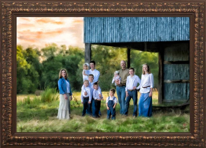 A scenic studio portrait created by Isabelle Guillen in Plano, T