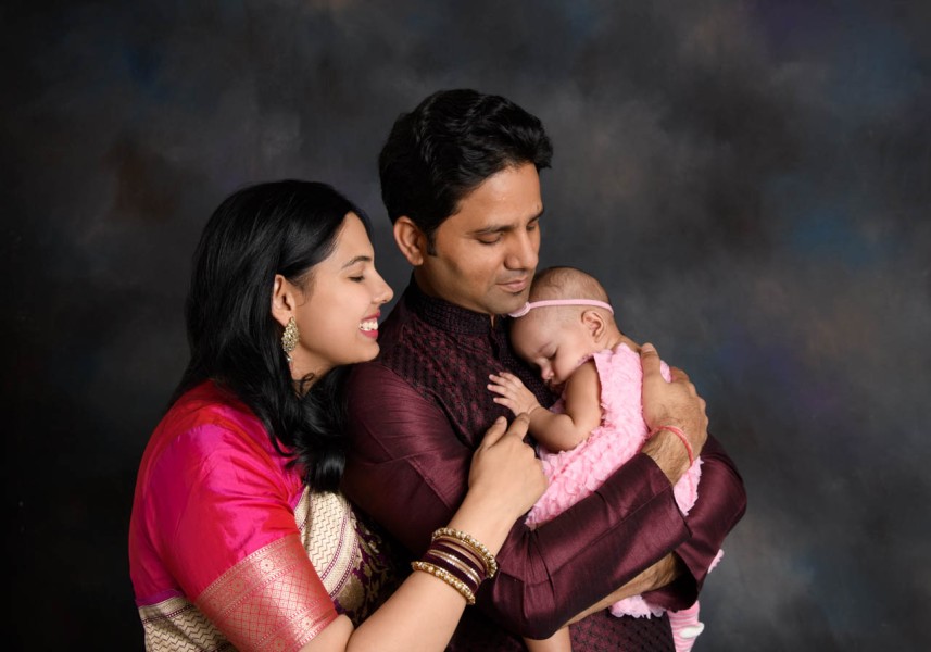 A studio portrait created by Isabelle Guillen in Plano, Texas.