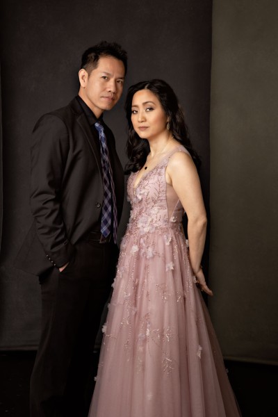 A studio portrait created by Isabelle Guillen in Plano, Texas.