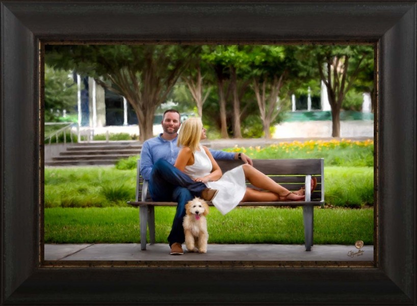 A scenic studio portrait created by Isabelle Guillen in Plano, T