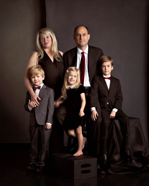 A studio portrait created by Isabelle Guillen in Plano, Texas.