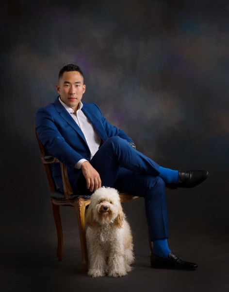 A studio portrait created by Isabelle Guillen in Plano, Texas.