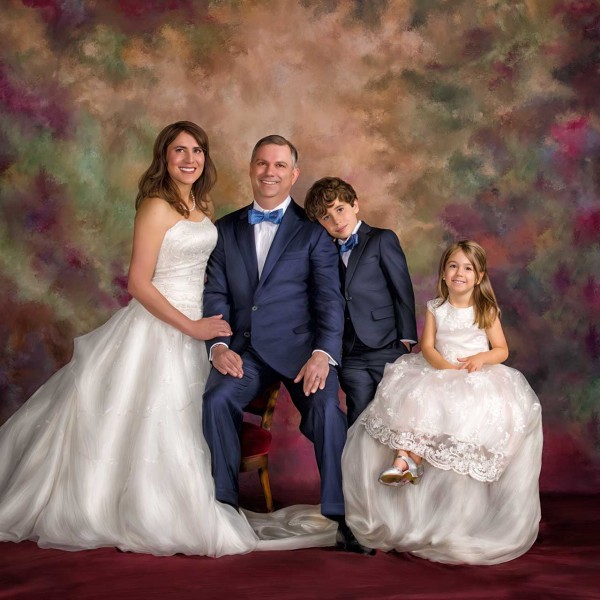 A studio portrait created by Isabelle Guillen in Plano, Texas.