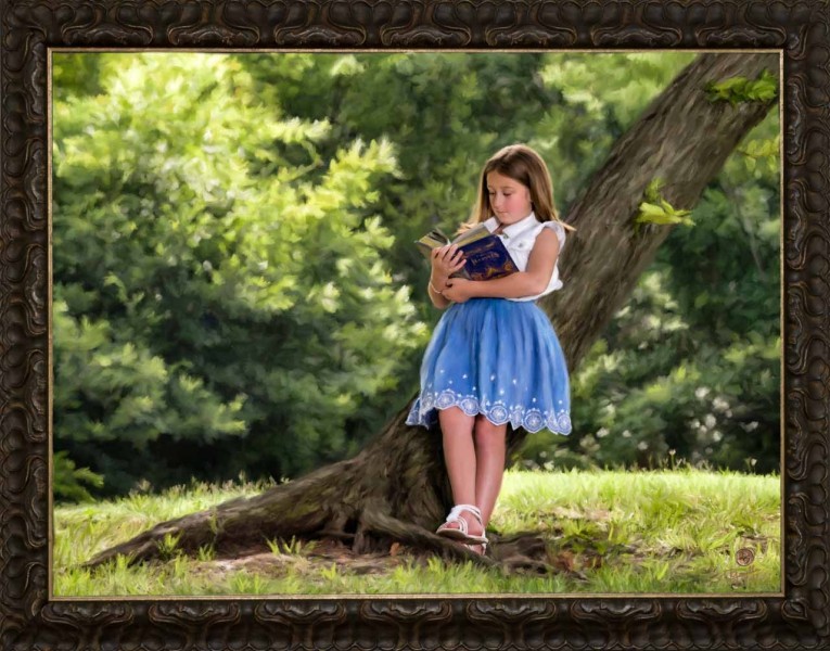A scenic studio portrait created by Isabelle Guillen in Plano, T