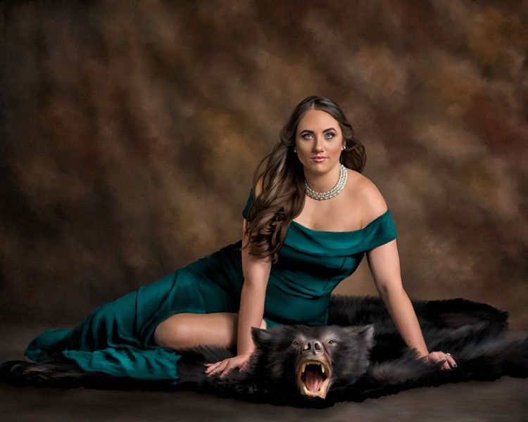 A studio portrait created by Isabelle Guillen in Plano, Texas.