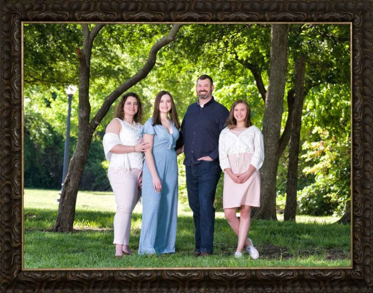 A scenic studio portrait created by Isabelle Guillen in Plano, T