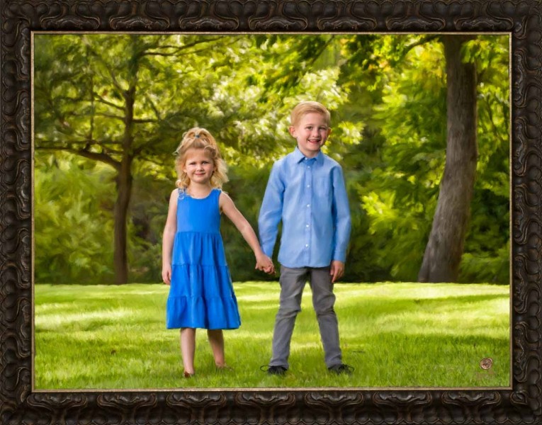 A scenic studio portrait created by Isabelle Guillen in Plano, T