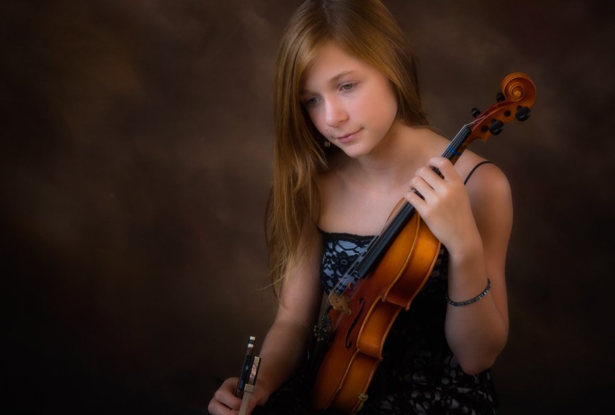 A studio portrait created by Isabelle Guillen in Plano, Texas.