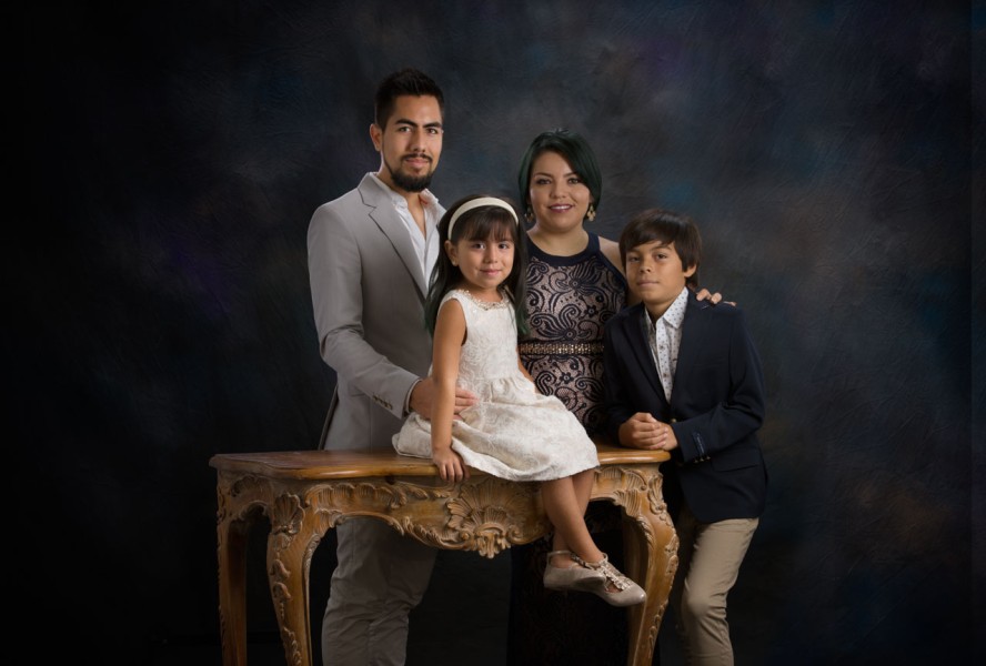 A studio portrait created by Isabelle Guillen in Plano, Texas.