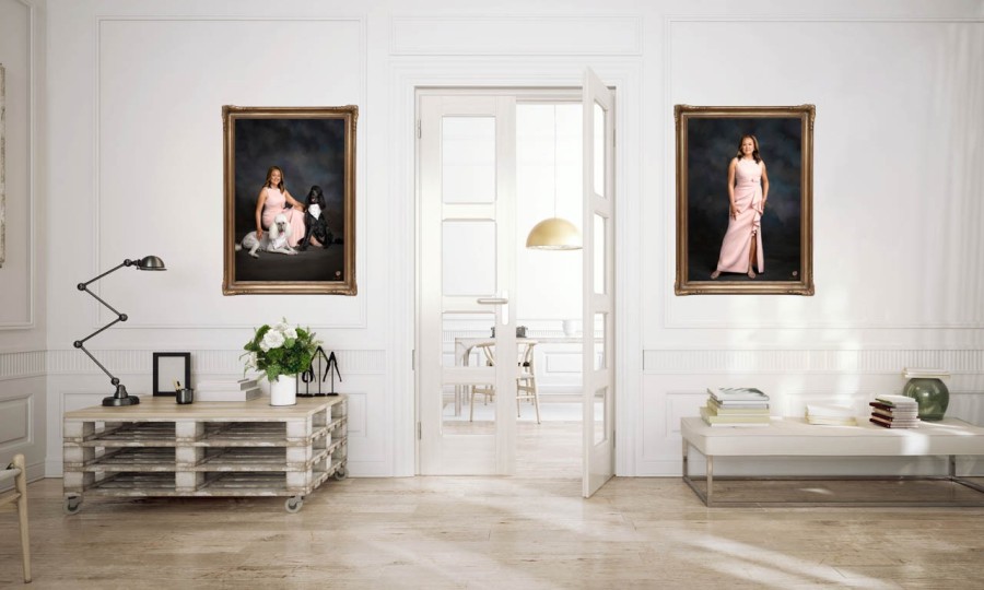 08 wall portrait in home studio in plano texas by isabelle guillen photographer picture08